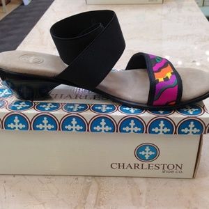 Charleston Shoe Co. Ben Sandal Multi-Color NIB